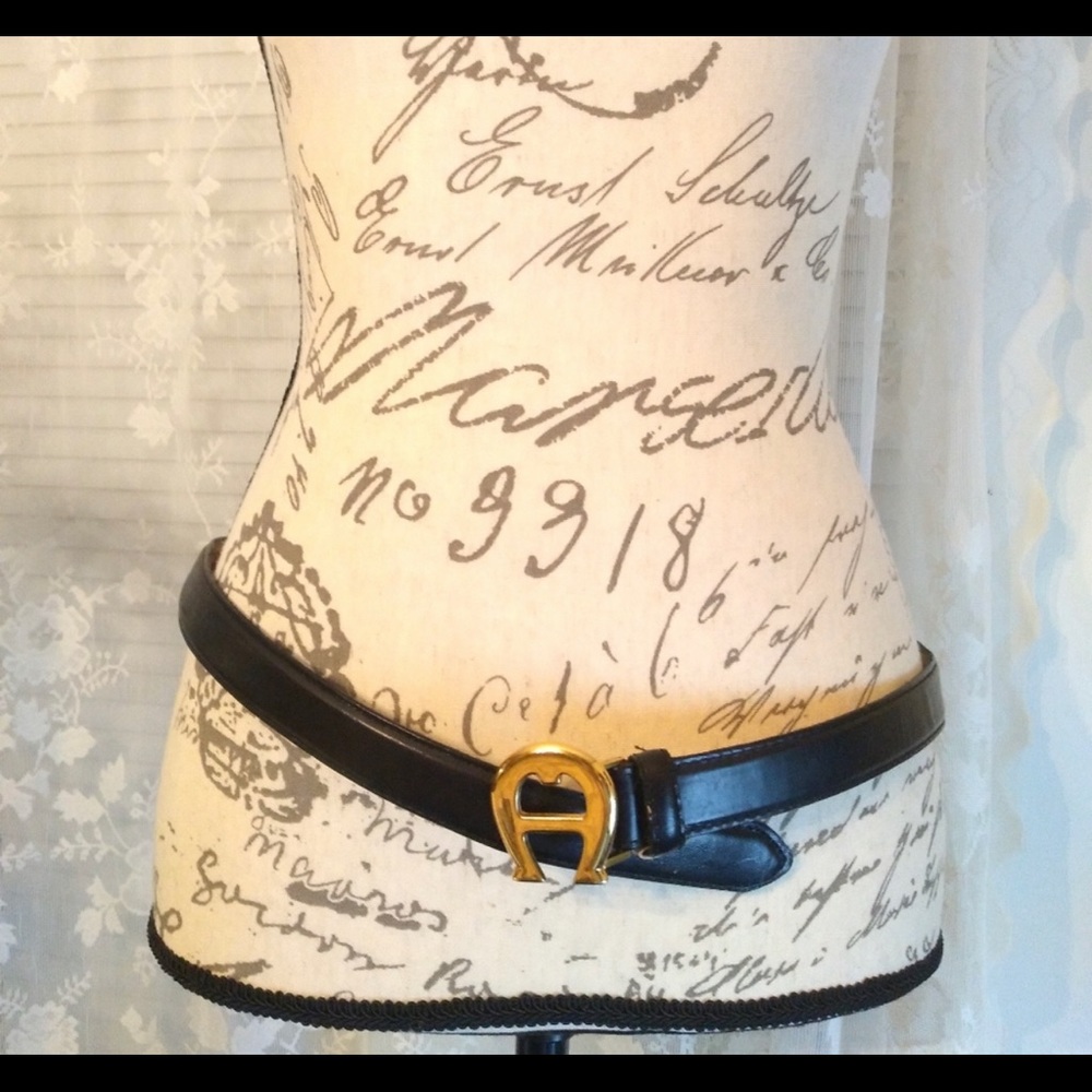 Etienne Aigner Leather Belt